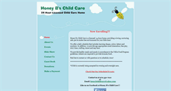 Desktop Screenshot of honeybchildcare.com
